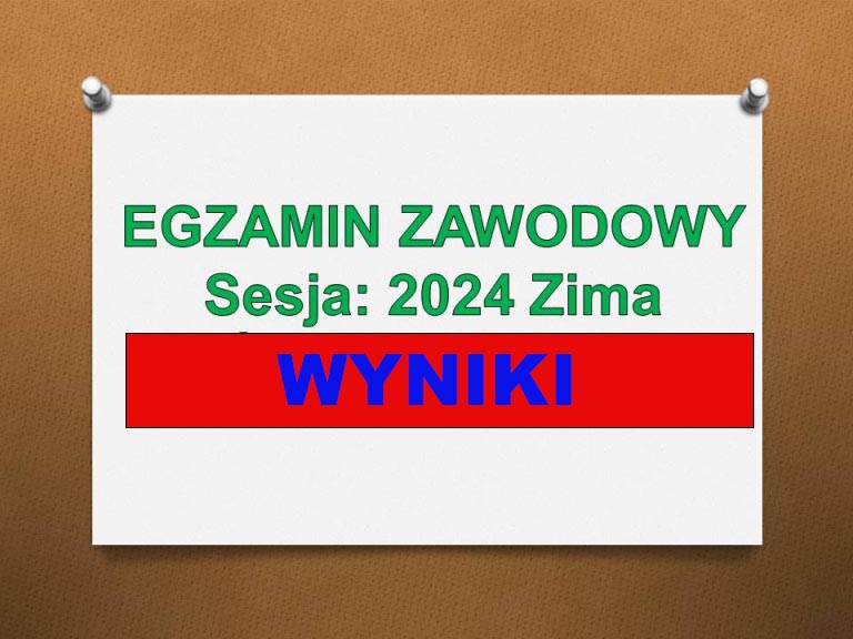 Udostępnianiem wyników zdającym po egzaminie pisemnym w sesji Zima 2024