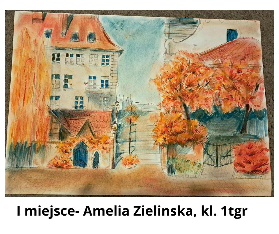 Podium dla uczennic z klas 1 tgr i 3 tgr w Powiatowym Konkursie Plastycznym „Barwy Jesieni”. Podium dla uczennic z klas 1 tgr i 3 tgr w Powiatowym Konkursie Plastycznym „Barwy Jesieni”.